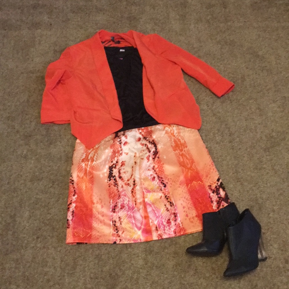 Jacket & Skirt Office Outfit